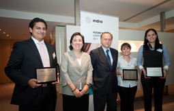 Semifinalistas (Colombia) con  Emma Fernández y Miguel Pardeza.